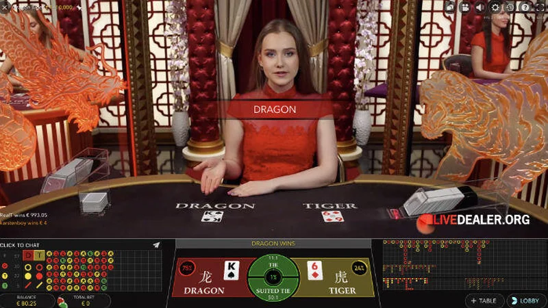 Live Dragon Tiger Online: High Speed 2-Card Action